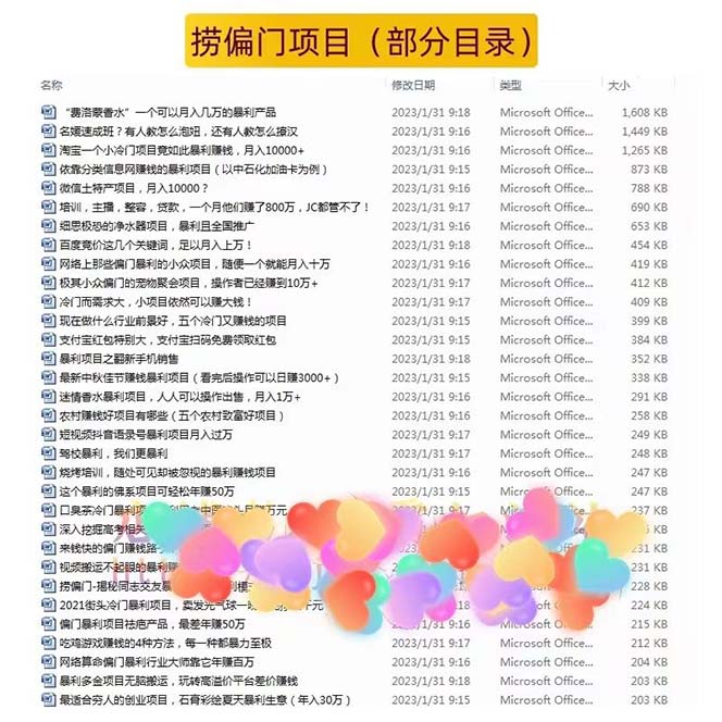 千款捞偏门小本创业小项目，总有一款适合你插图(1)